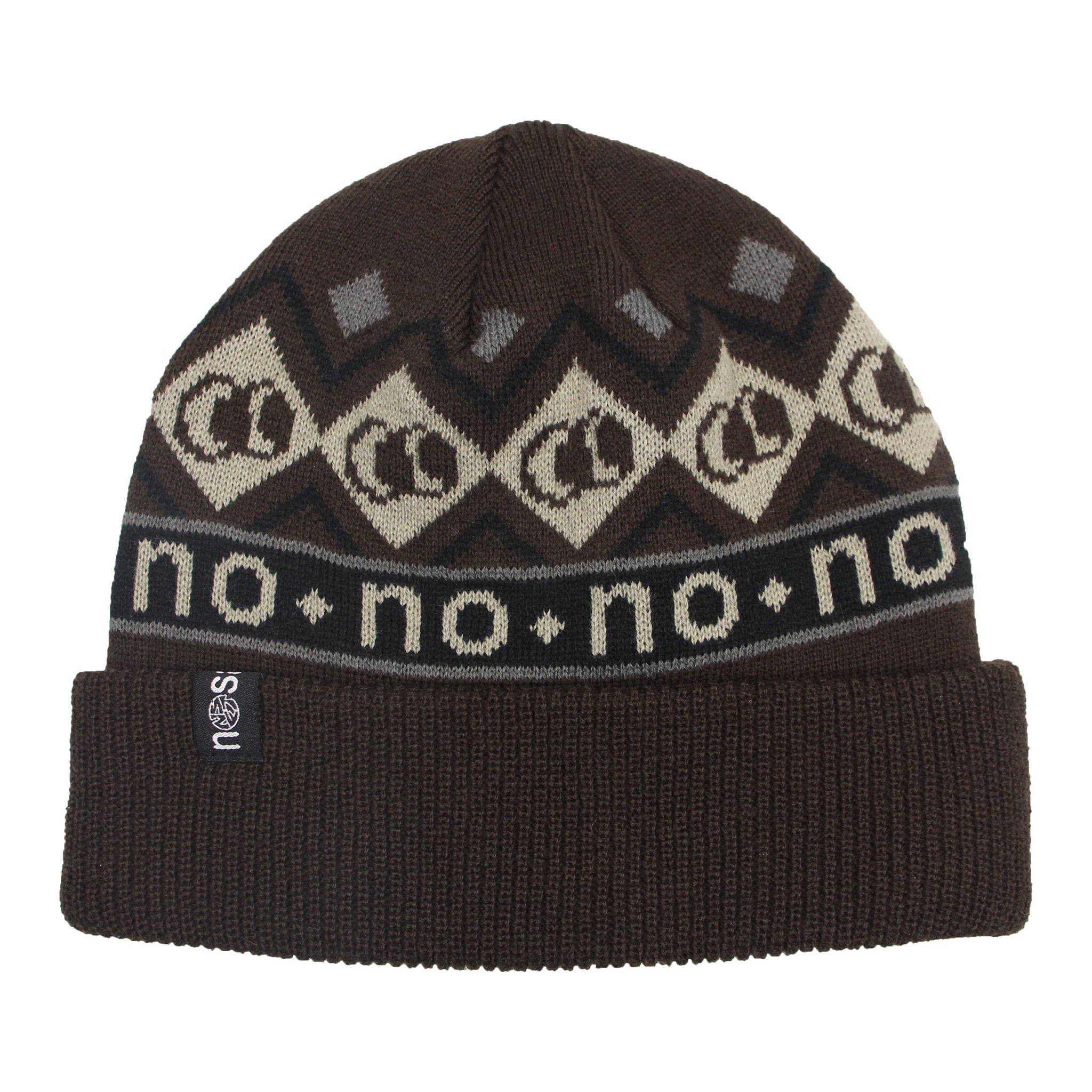 no Beanie・Brown