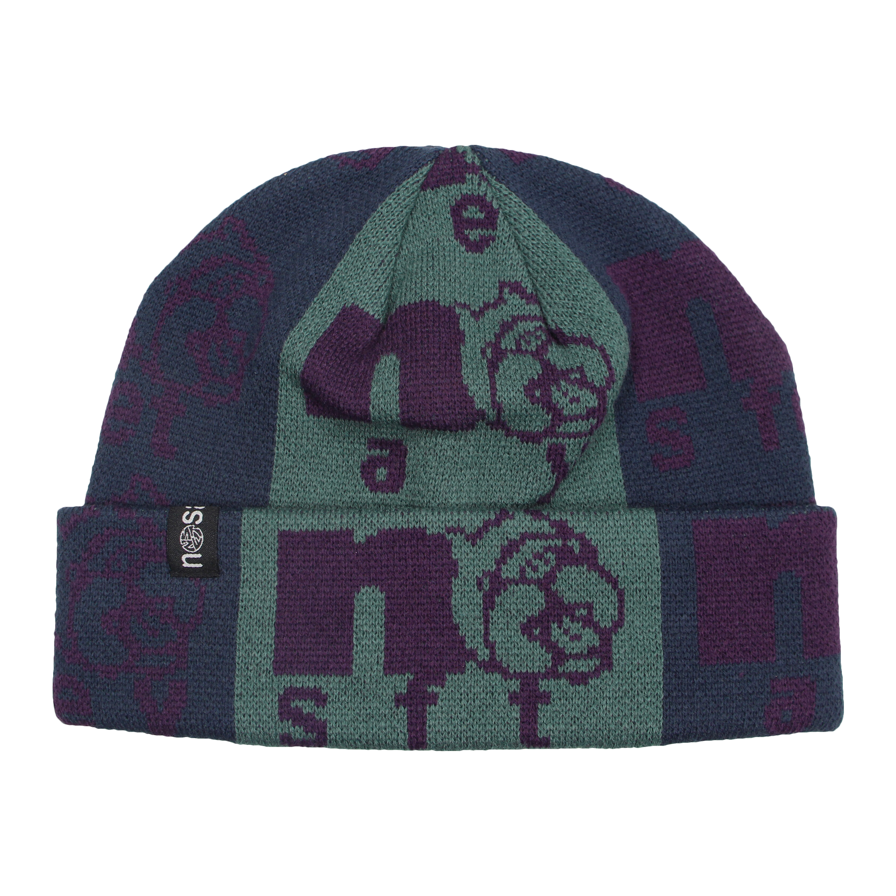 Stripe Beanie・Purple