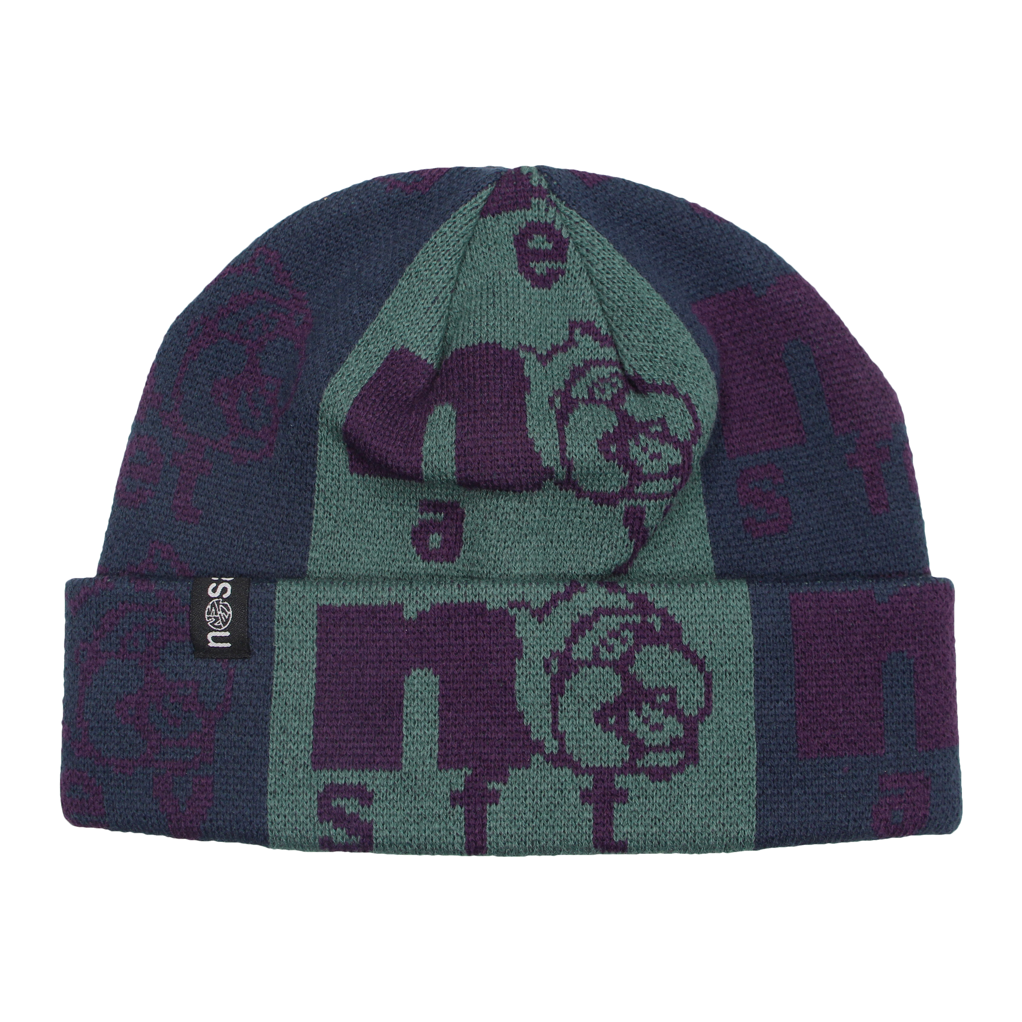 Stripe Beanie・Purple