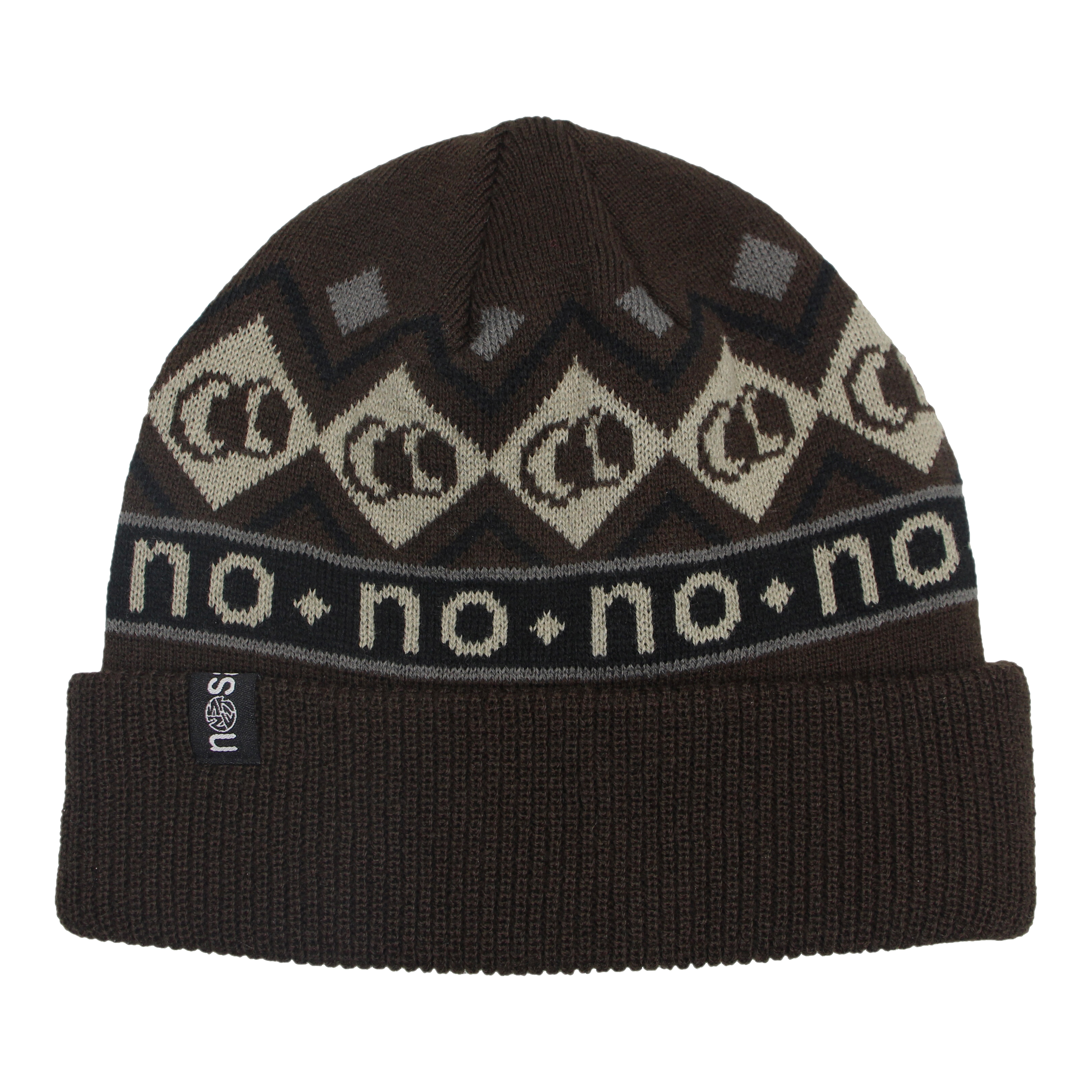 no Beanie・Brown
