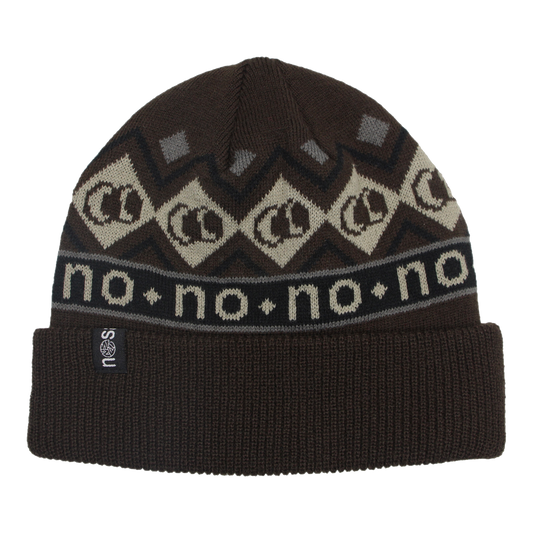 no Beanie・Brown