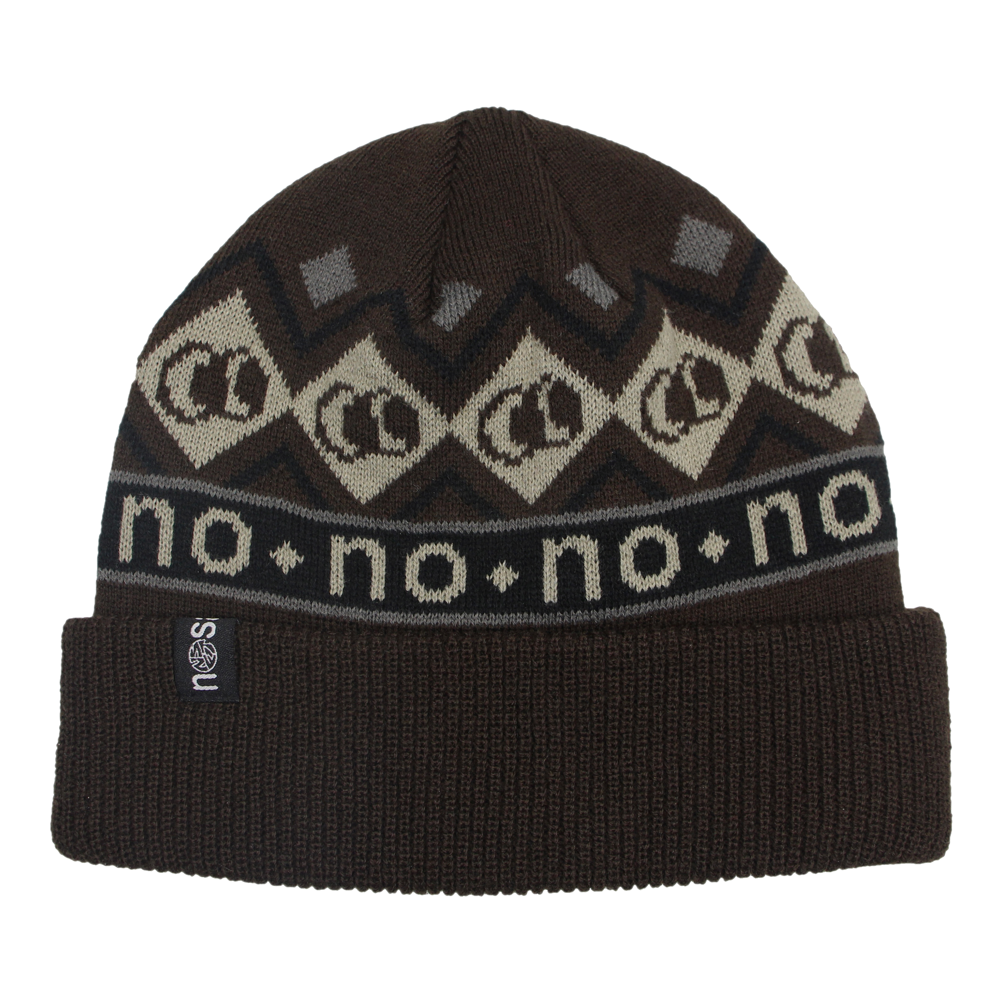 no Beanie・Brown