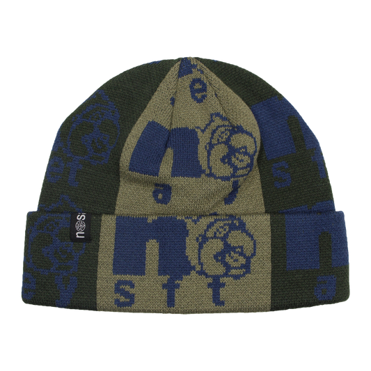 Stripe Beanie・Green