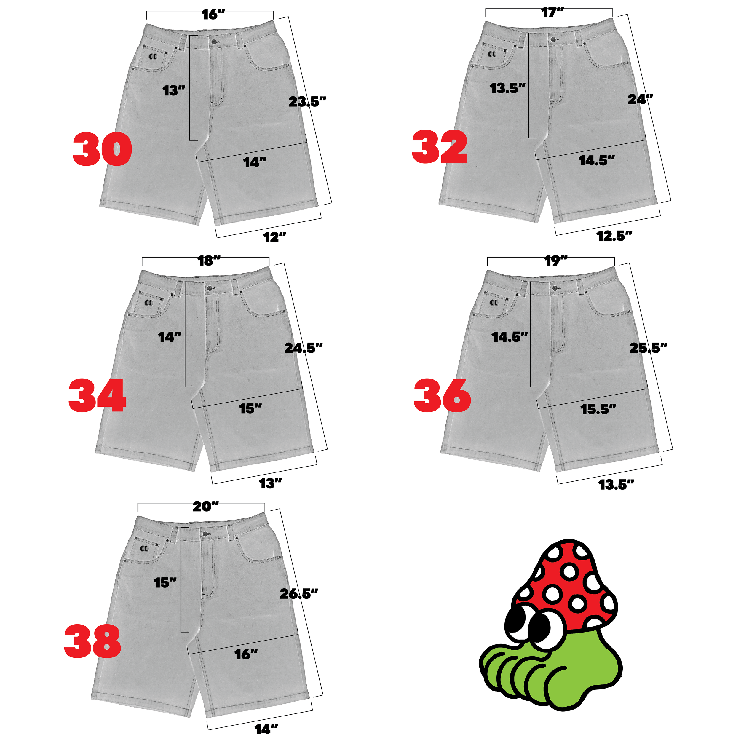 Mushroom Jorts